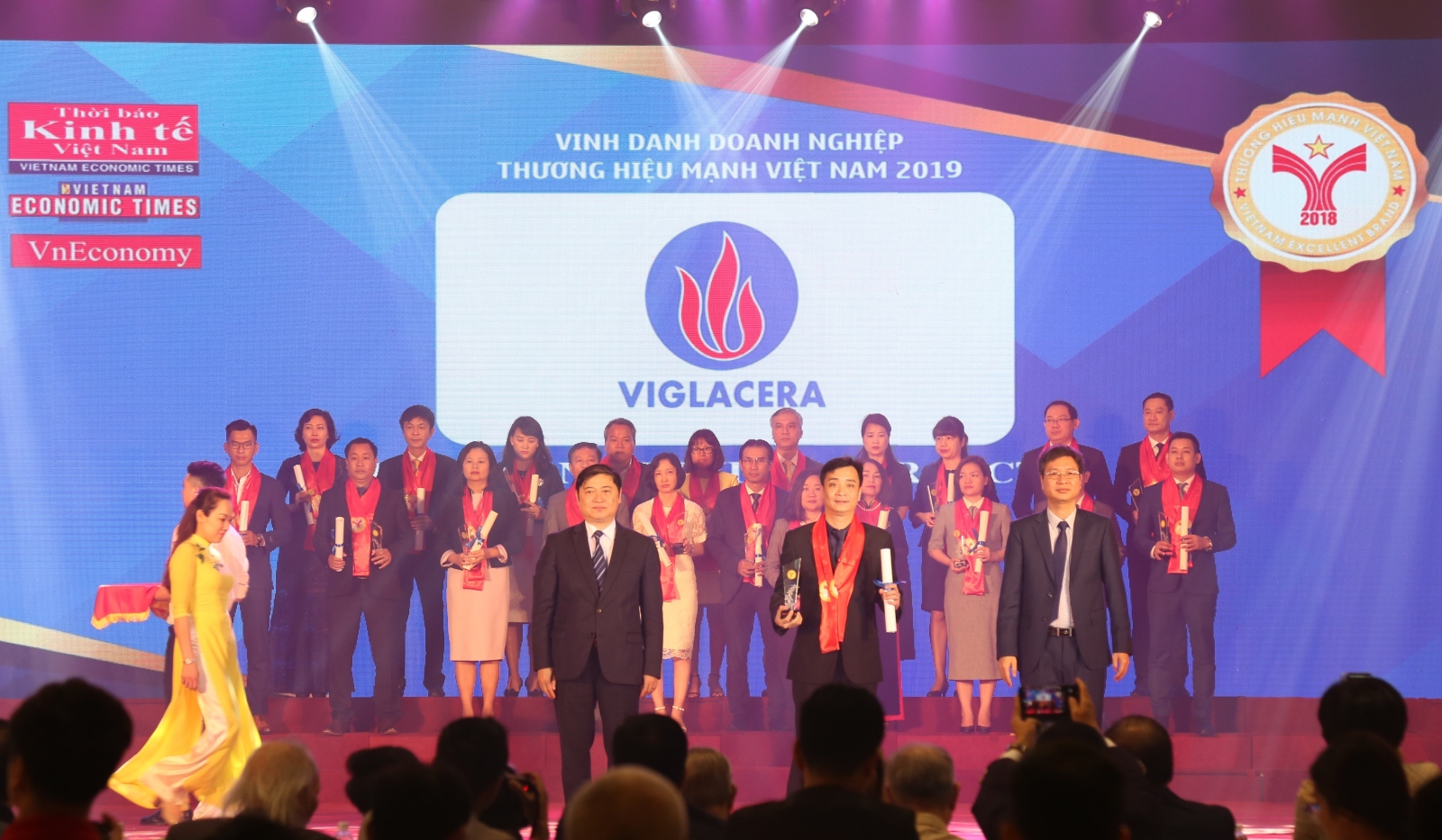 Viglacera lần thứ 11 liên tiếp được vinh danh Thương hiệu Mạnh 2019